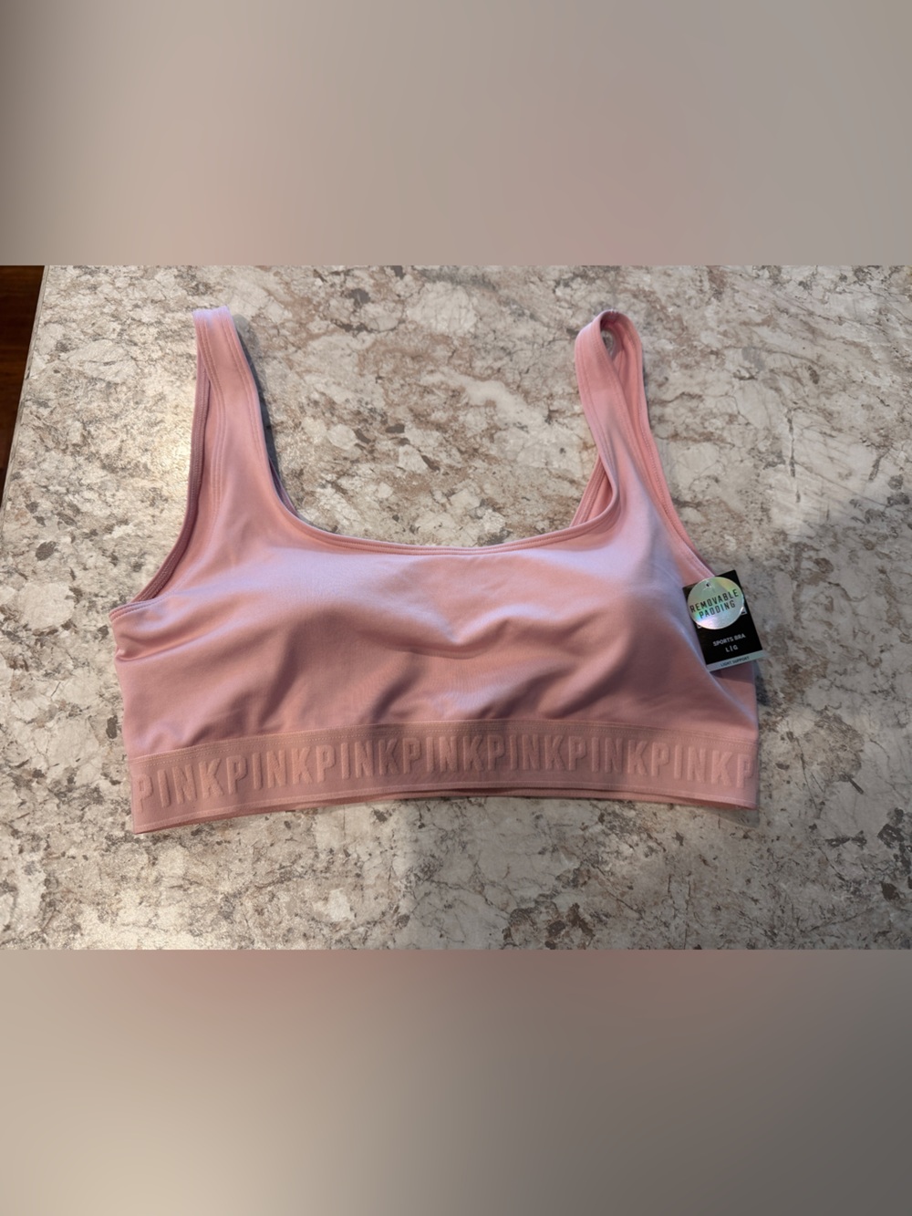 PINK Sports Bra NWT Large
